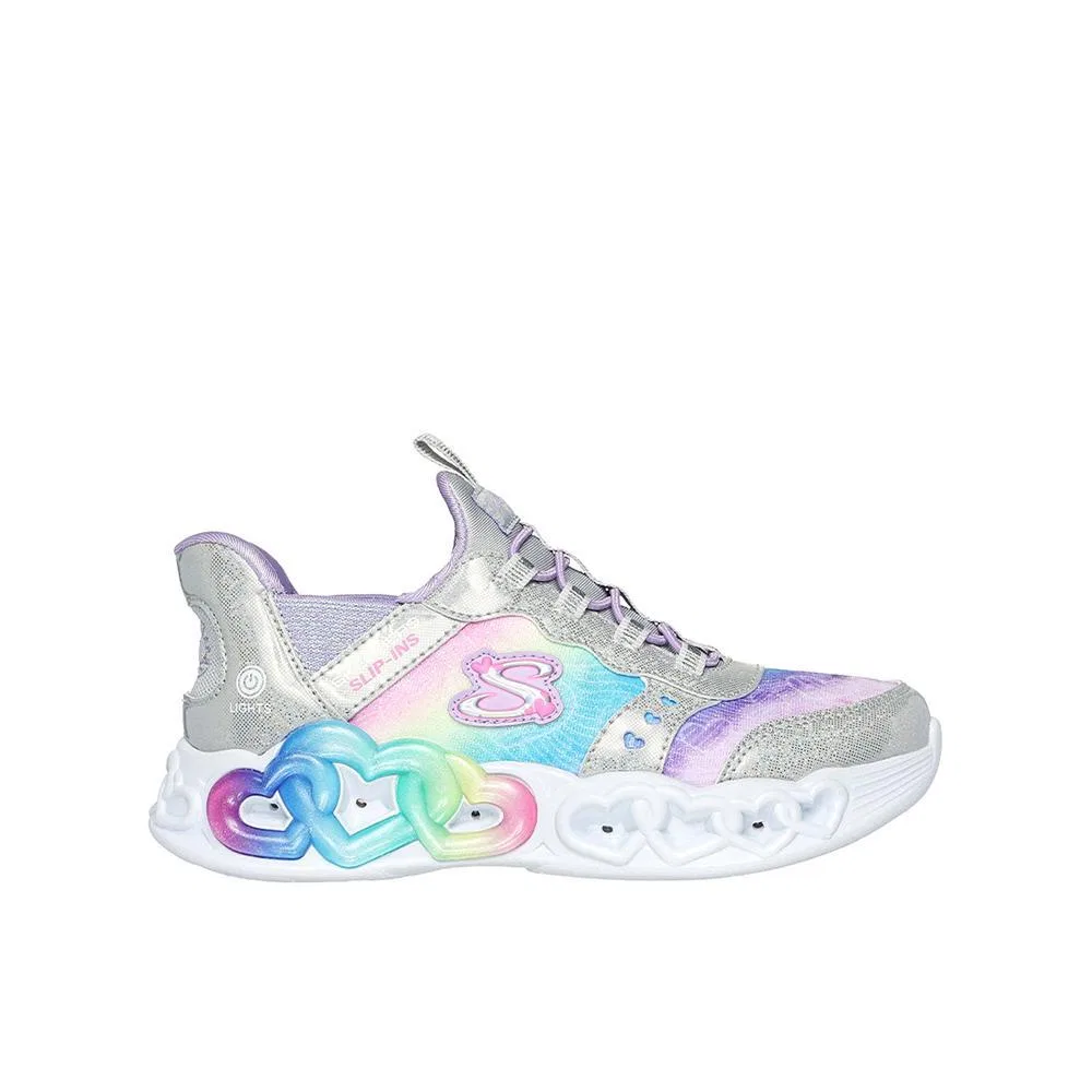 Детские кроссовки с принтом 303755L-SMLT Skechers, Grau Bunt