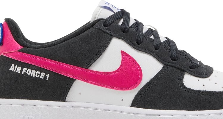 Кроссовки Nike Air Force 1 LV8 GS 'Athletic Club - Black Pink Prime', белый — фото 3