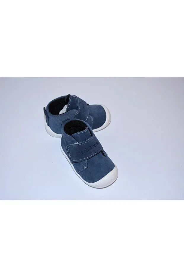 Детская обувь для девочек с липучкой Şuşu Shoes, Navy Blue — фото 2