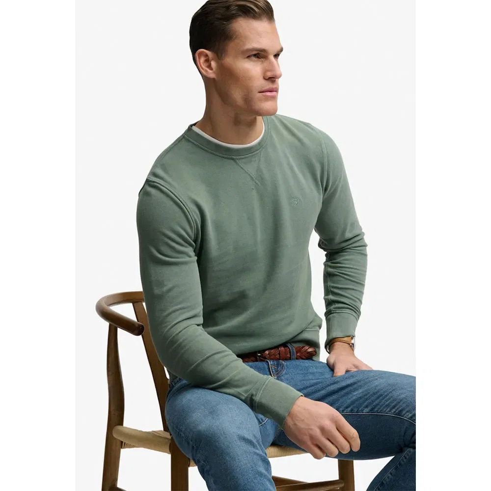 Толстовка Classic Essential Superdry, зеленый — фото 4