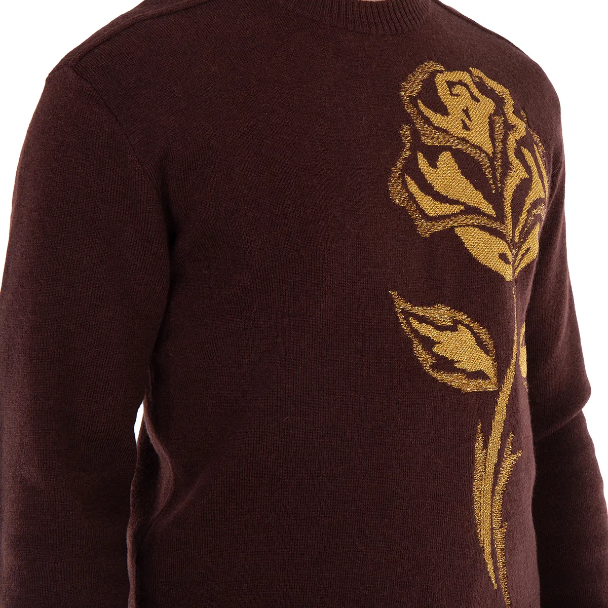 Свитер с цветочным принтом Knit Stretch Floral Graphic Sweater Burberry, Treacle — фото 2
