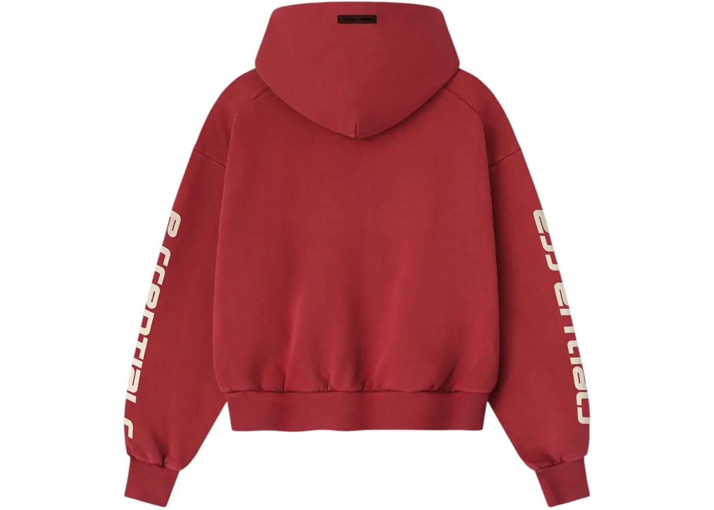 Женский худи Fear of God Essentials Classic Hoodie, Crimson — фото 2