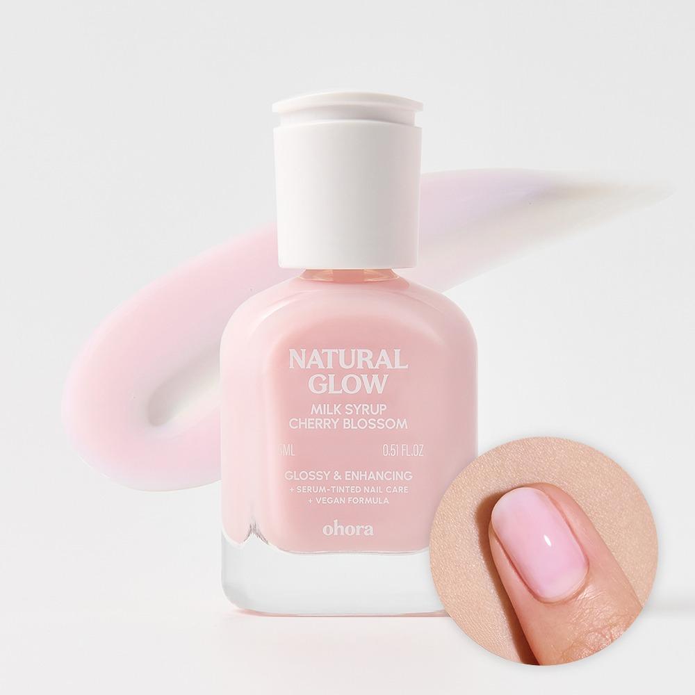 Укрепляющий гель-лак Ohora Natural Glow Glazed Line, Cherry Blossom, 15 мл