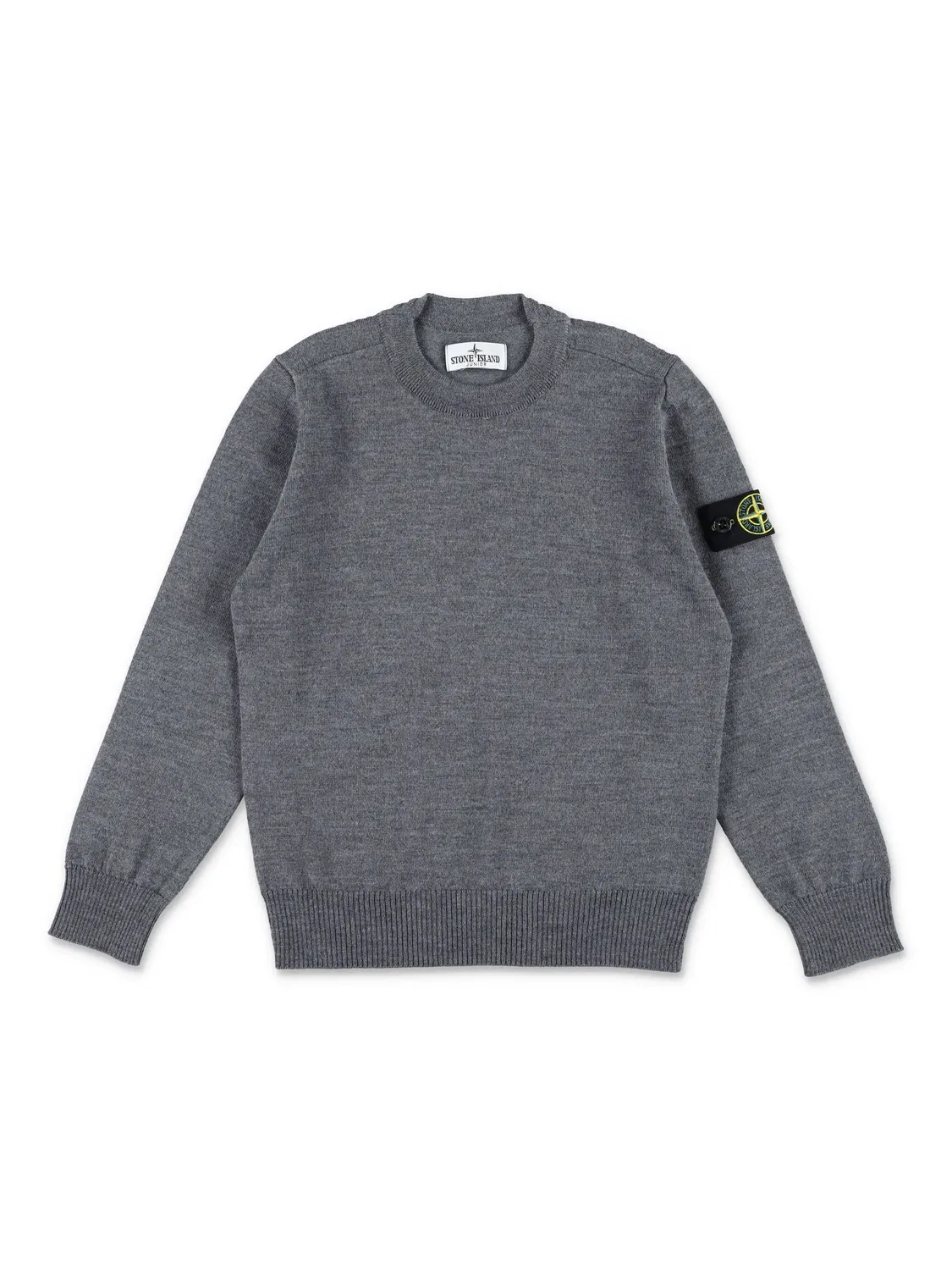 Свитшот с компасом Stone Island, серый