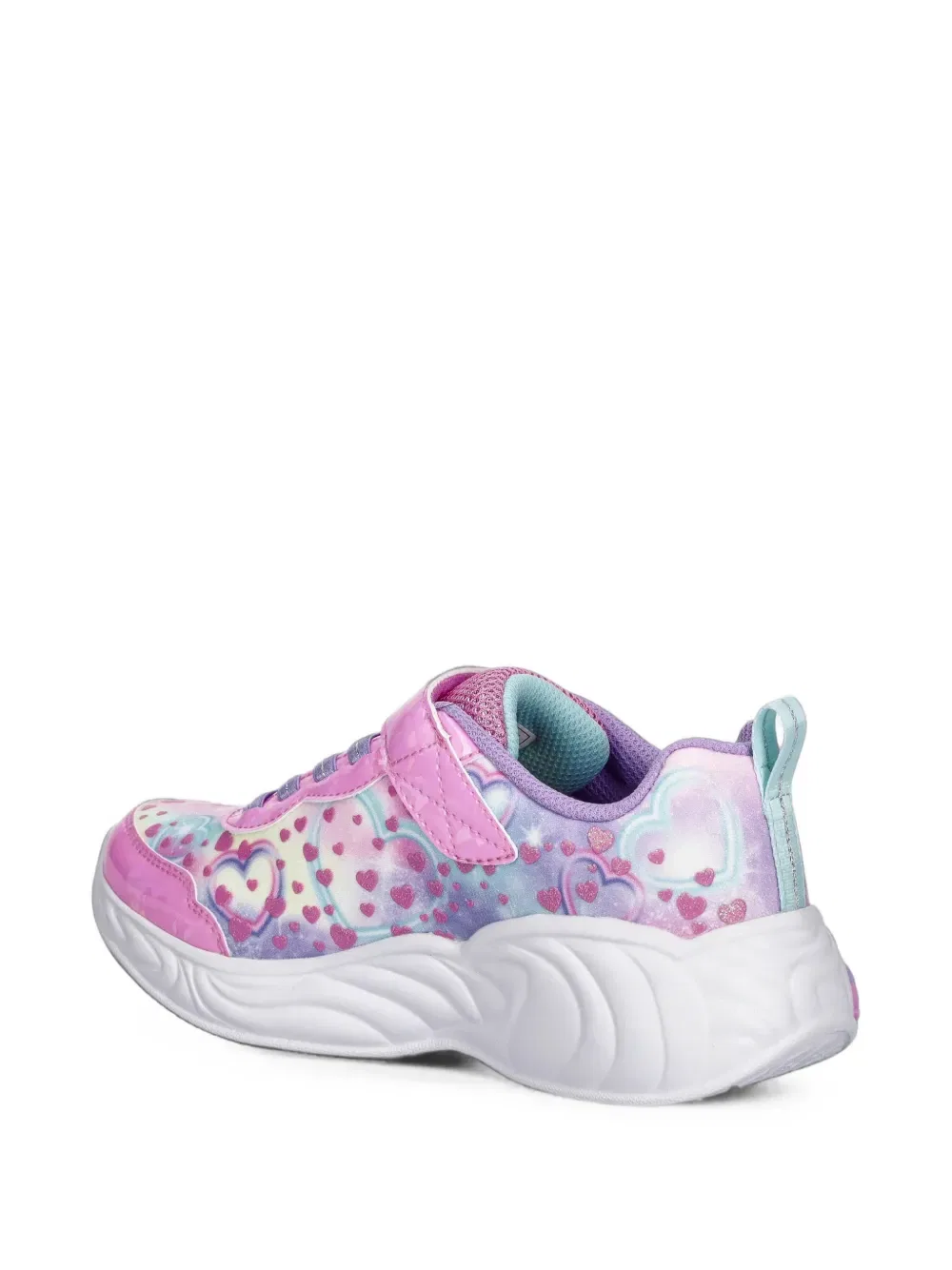 Кроссовки для девочки Unicorn Dreams Heart Skechers, розовый/фиолетовый — фото 3