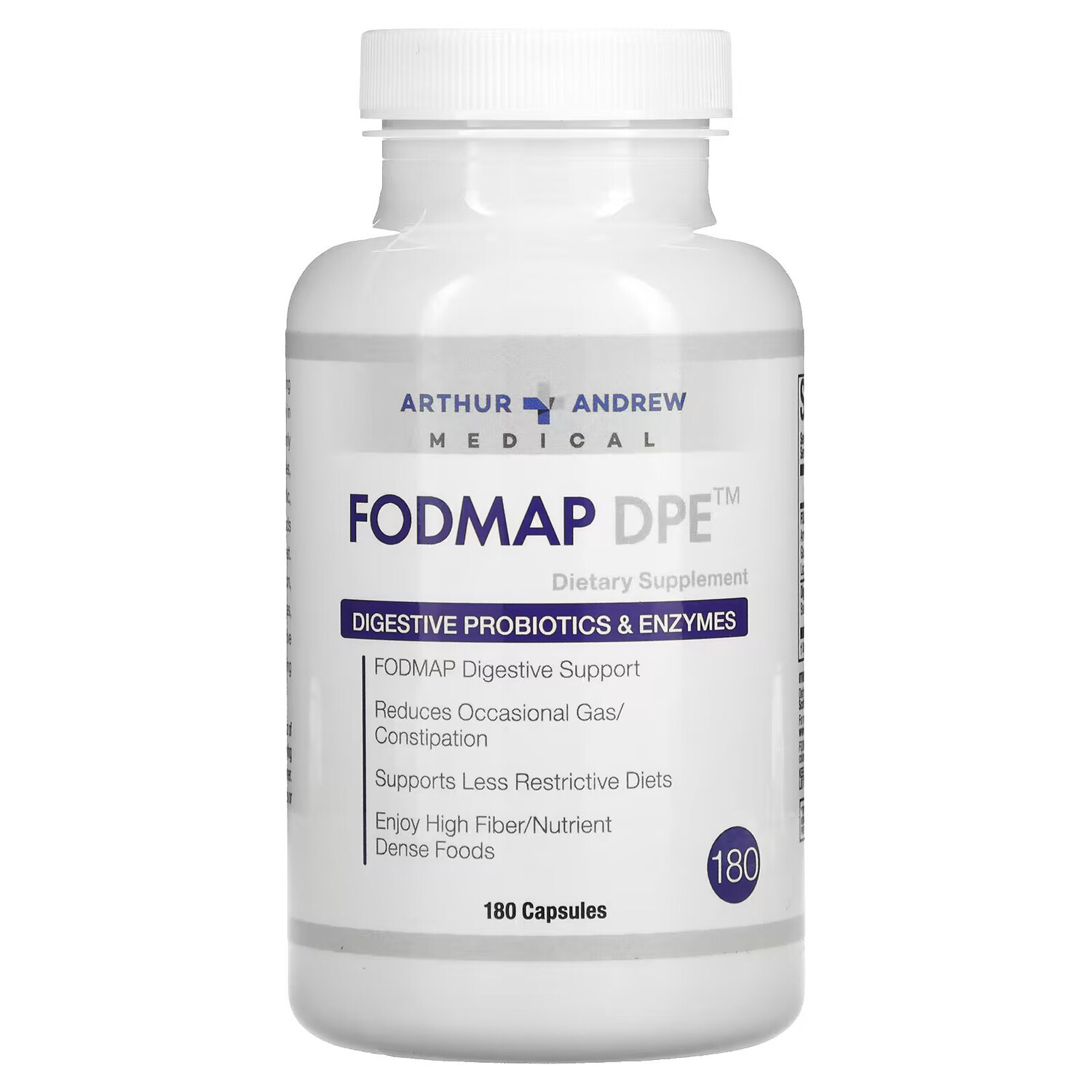 

Arthur Andrew Medical, FODMAP DPE`` 180 капсул