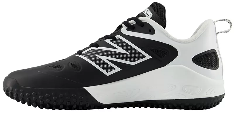 Женские кроссовки для софтбола для газона New Balance VELO v4, черный/белый — фото 4