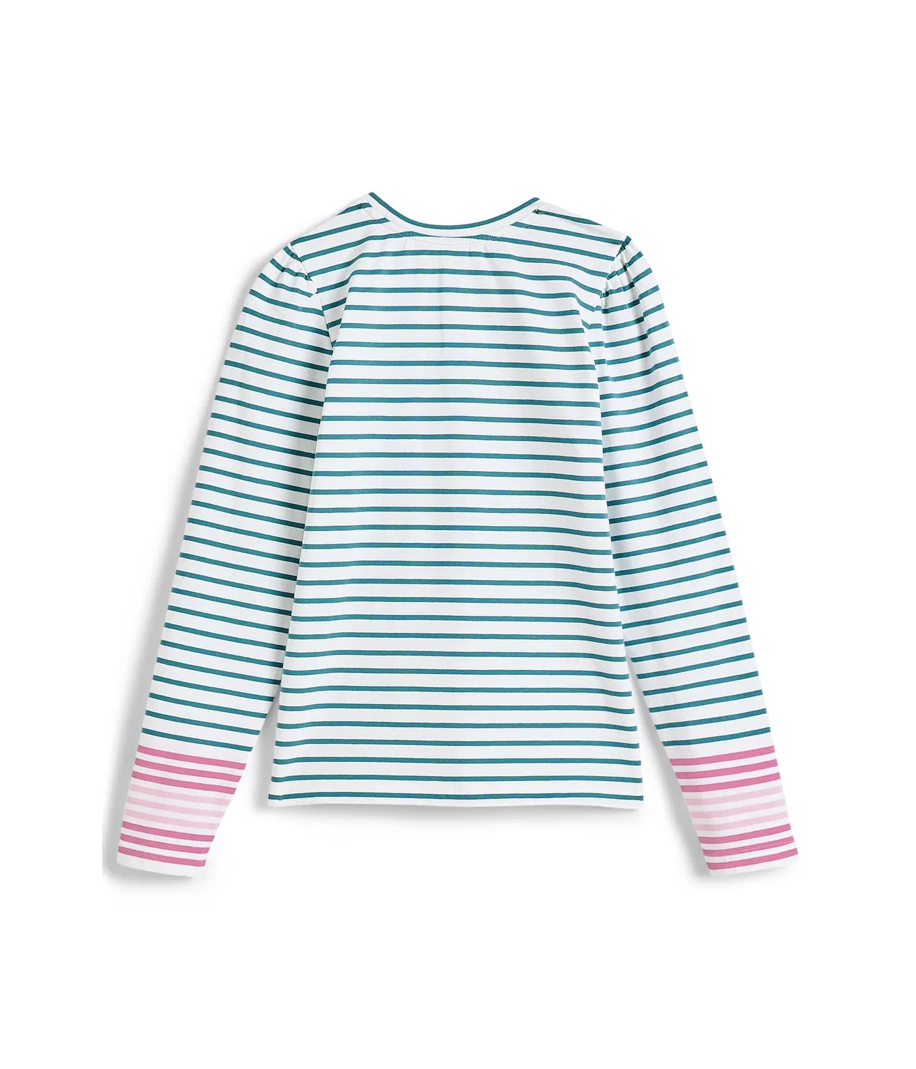 Футболка с пышными рукавами (для малышей/детей постарше) Vineyard Vines Kids, Multi Loden Stripe — фото 2
