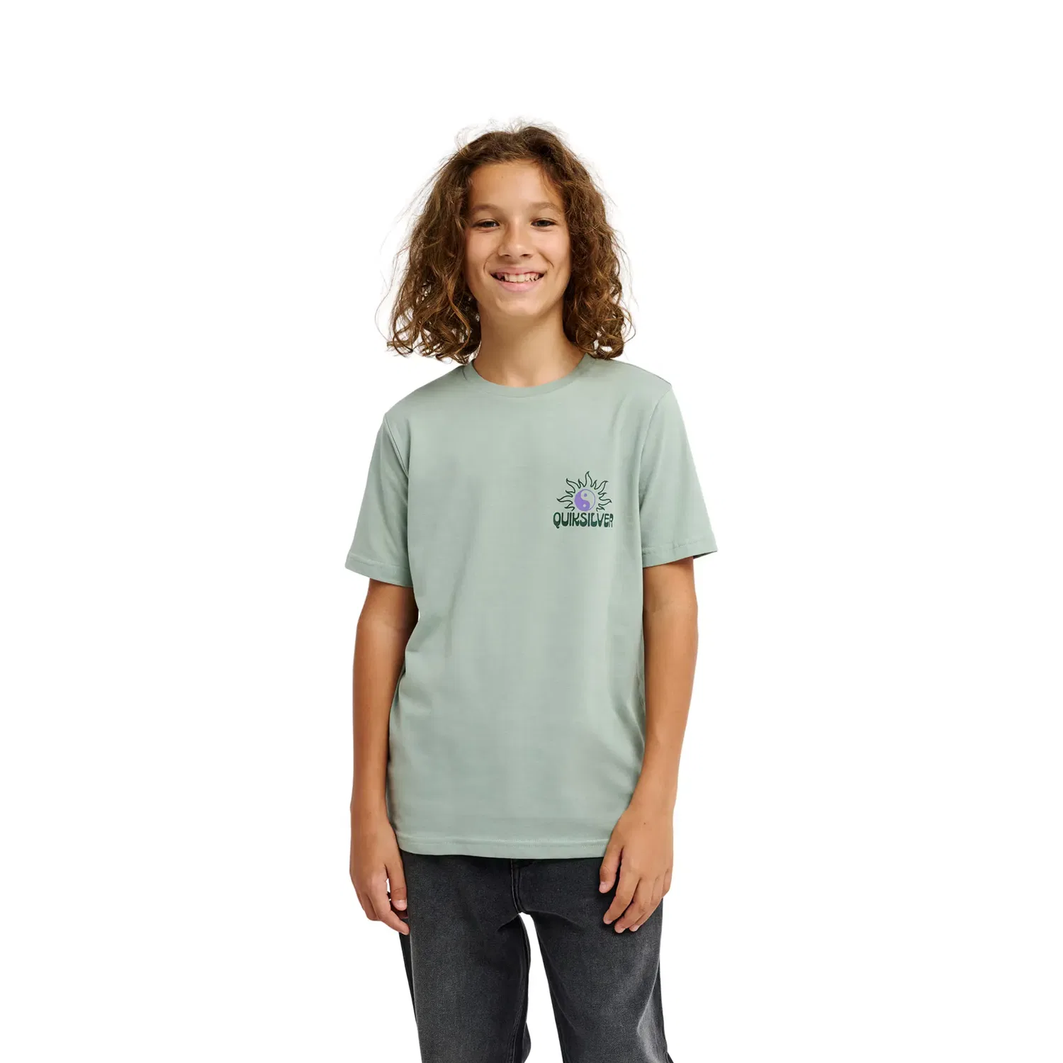 Детская футболка с коротким рукавом Quiksilver, Verde