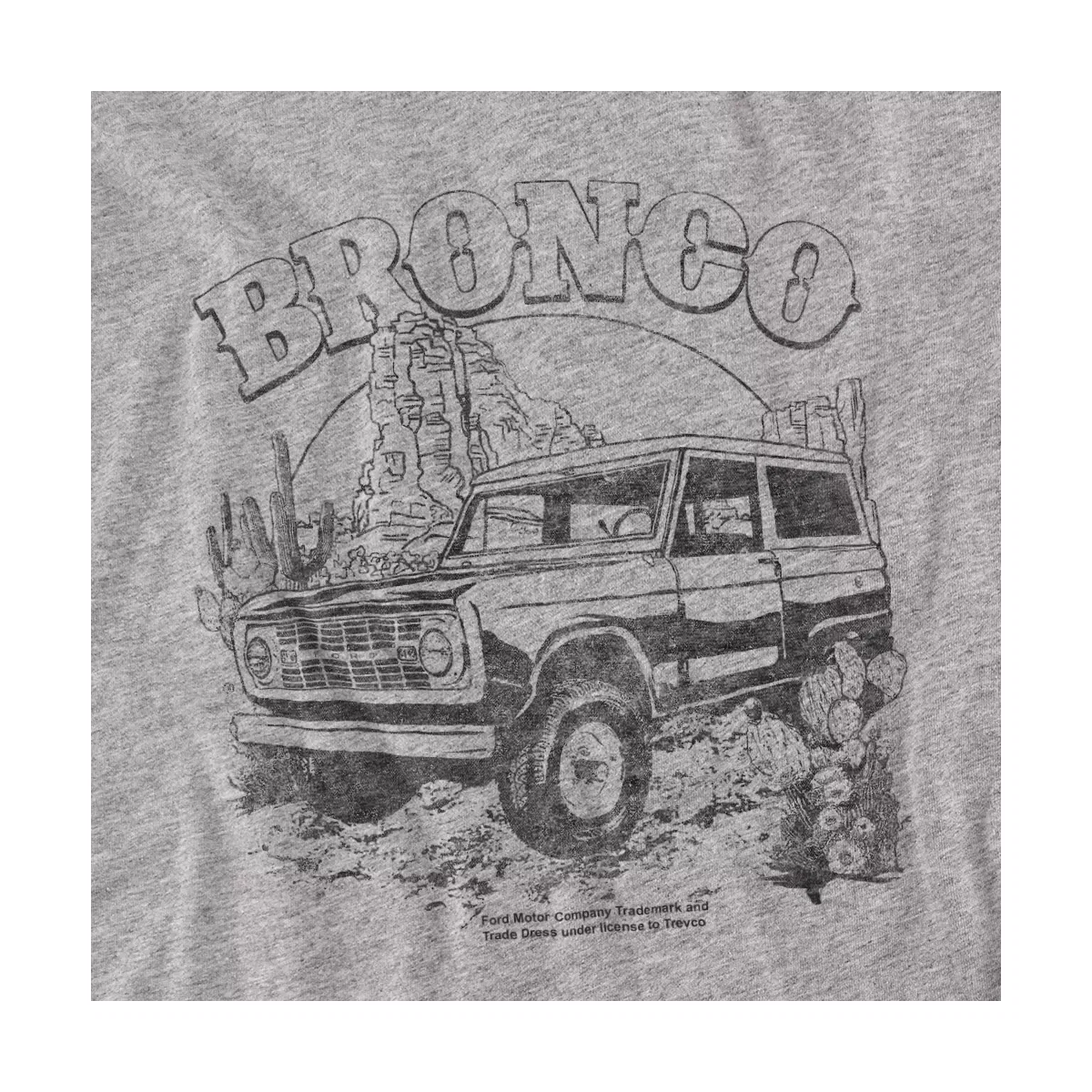 Детское боди с коротким рукавом Ford Bronco Desert Black Mono Athletic Heather — фото 2
