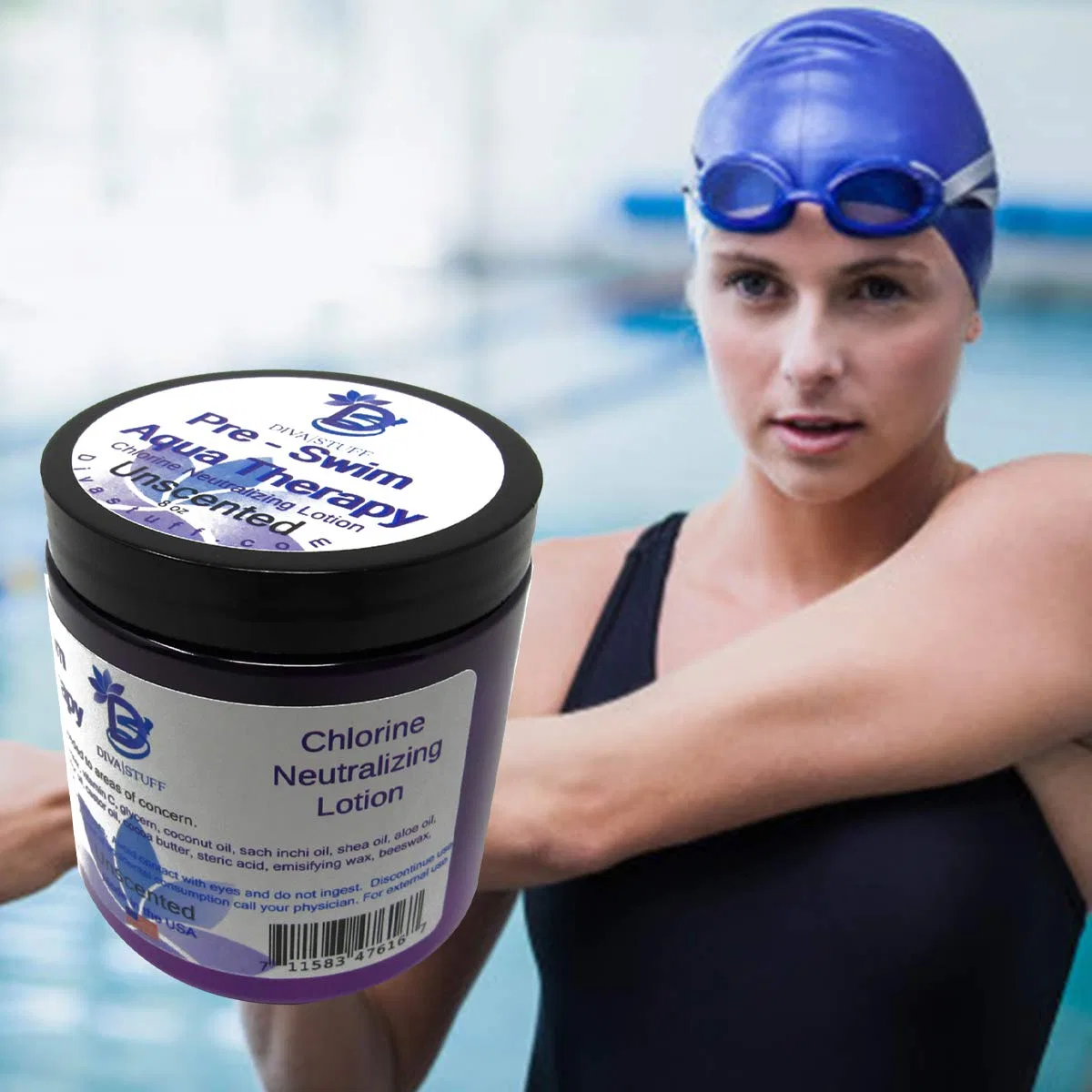 Увлажняющий крем для тела Diva Stuff Pre-Swim Aqua Therapy, 237 мл — фото 4