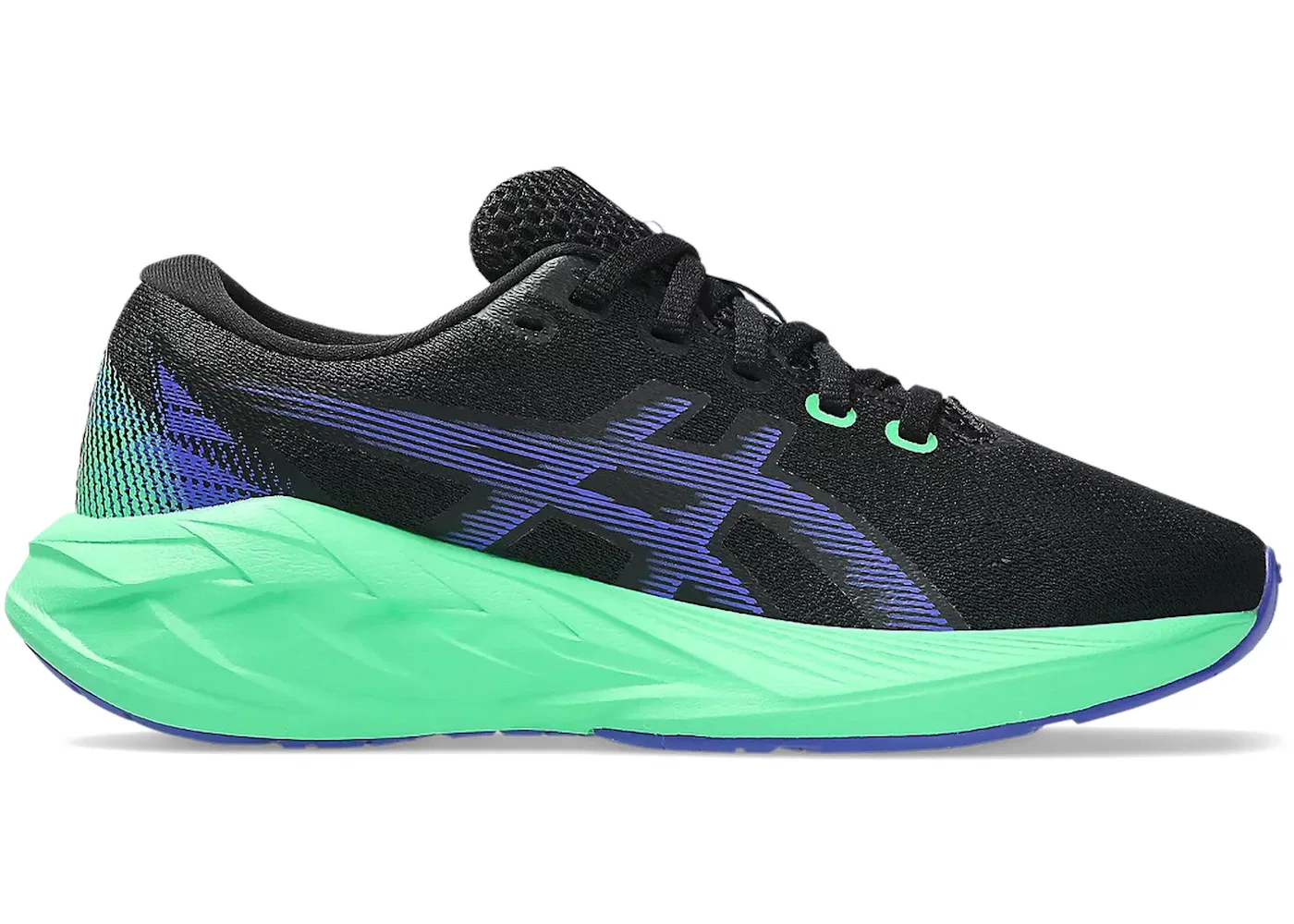 Детские кроссовки для бега Novablast 5 ASICS, Black/Cobalt Burst