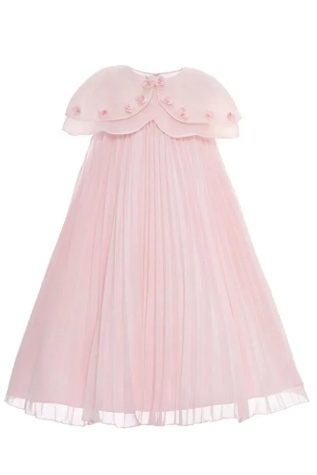 Детское платье-рубашка для девочек без рукавов Pamina girls' 36426pr pant suit dress Marka, Pink — фото 2