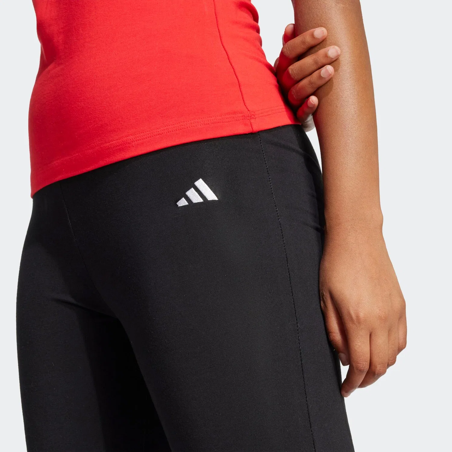 Женские леггинсы с расклешенной штаниной Adidas, Schwarz — фото 4
