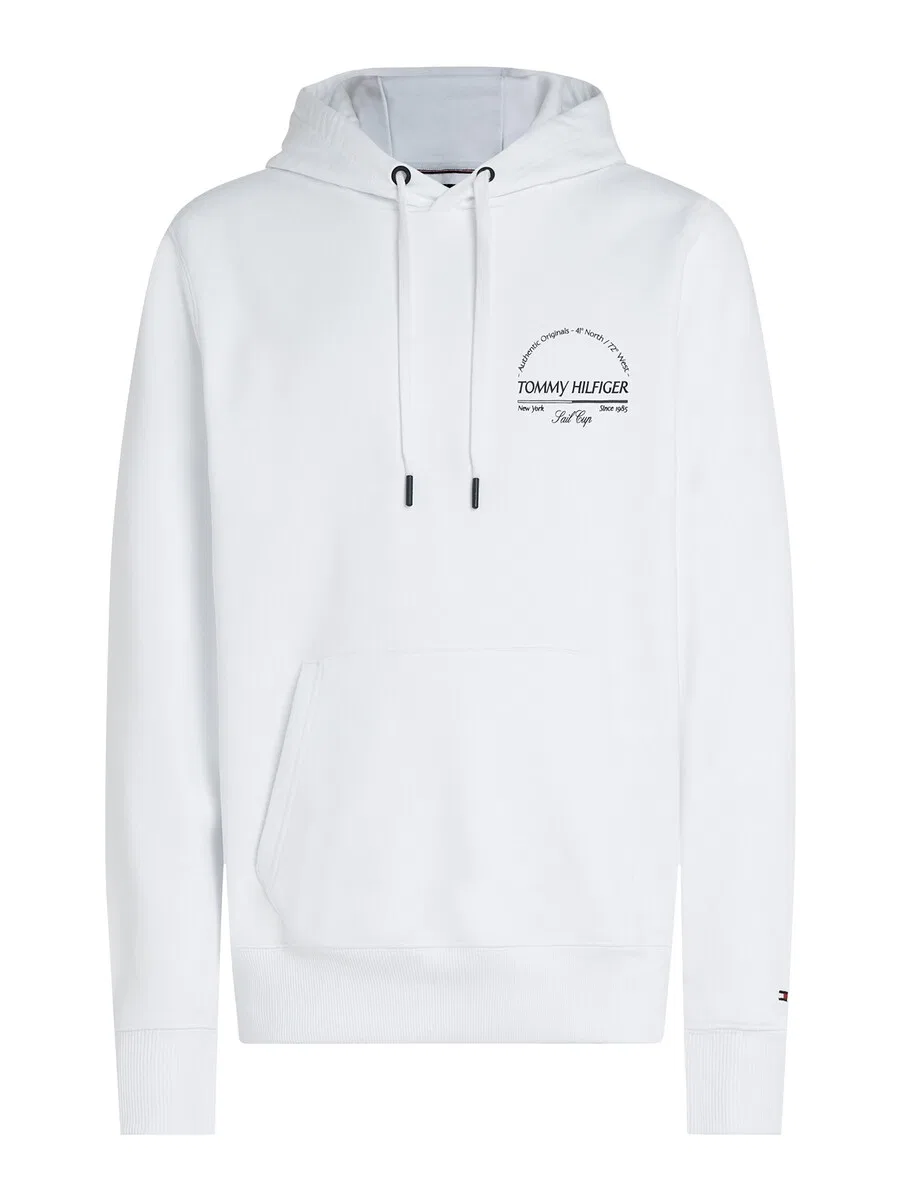 Толстовка TOMMY HILFIGER 'ARCH' белого цвета