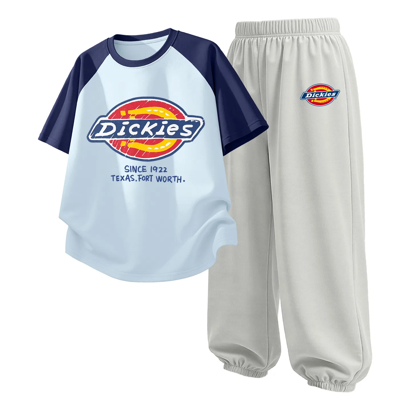 Детский спортивный комплект из 2 предметов с логотипом Dickies, Purple White Logo+K Black Logo — фото 4
