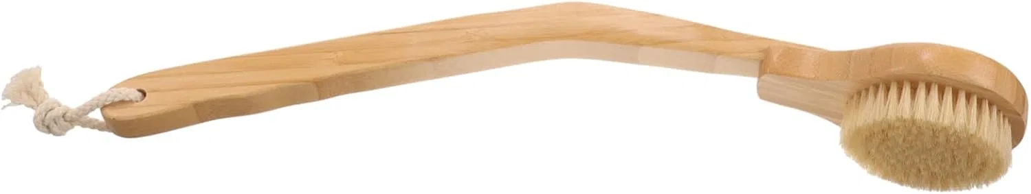 Щетка для тела с длинной ручкой, HOMOCONO, 1 шт, Хаки