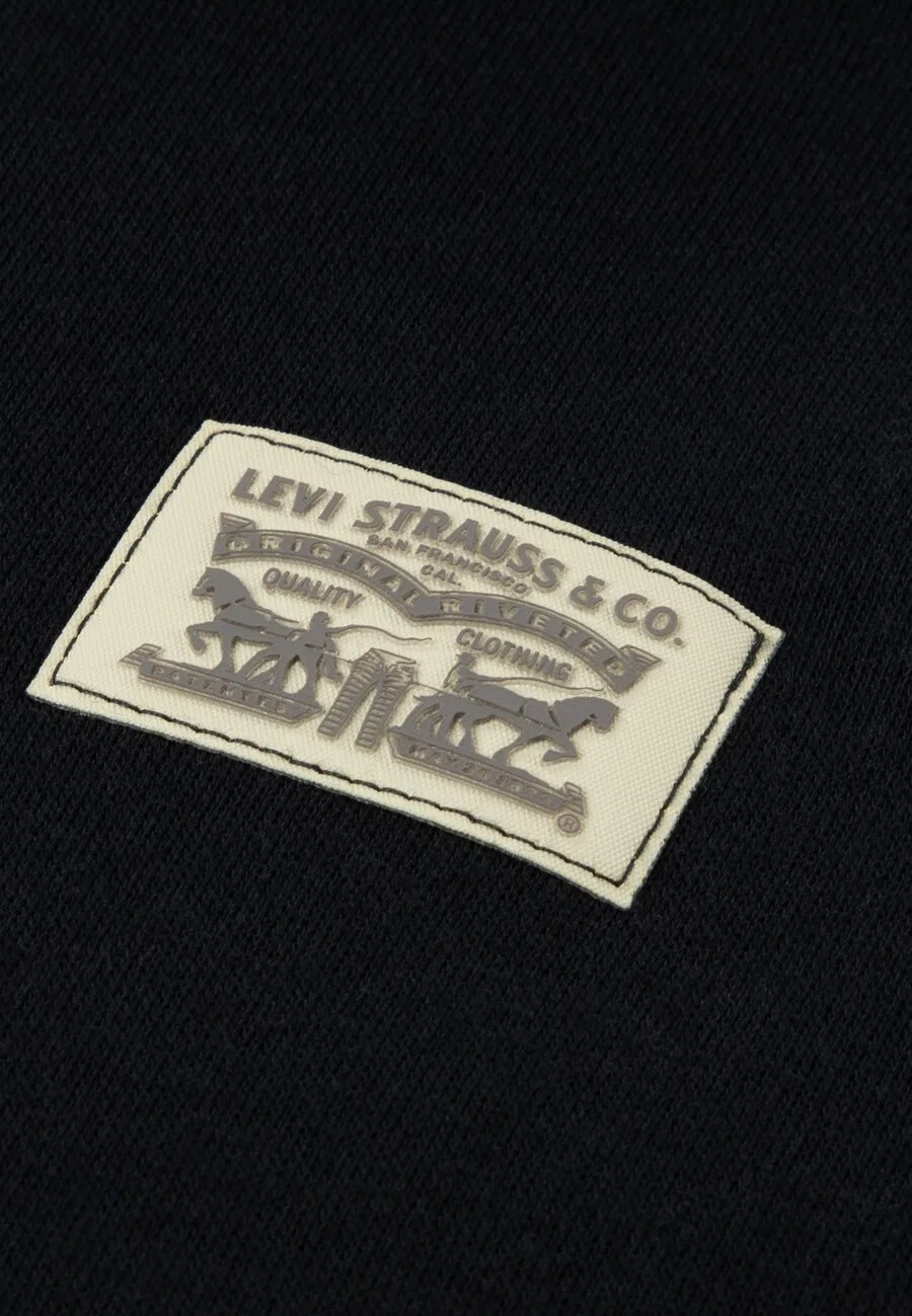 Детская толстовка Levi's Kids черного цвета — фото 3