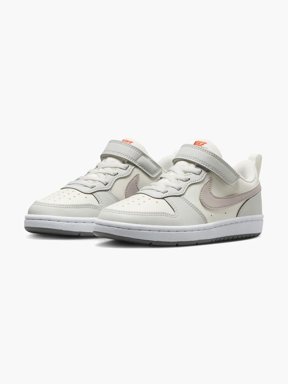 Детские полуботинки Nike COURT BOROUGH LOW RECRAFT PS, серый — фото 3