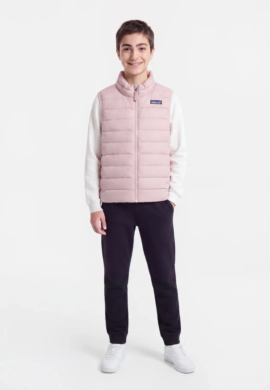 Свитер унисекс - жилет Patagonia, Fuzzy Mauve