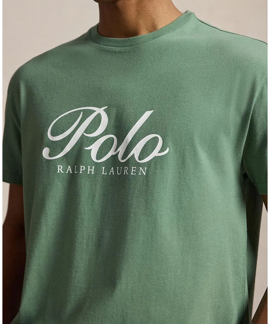 Мужская футболка с принтом Polo Ralph Lauren, Fatigue — фото 3