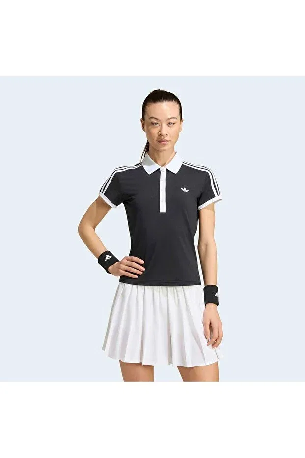 Женская футболка спортивная с принтом Adidas, Black