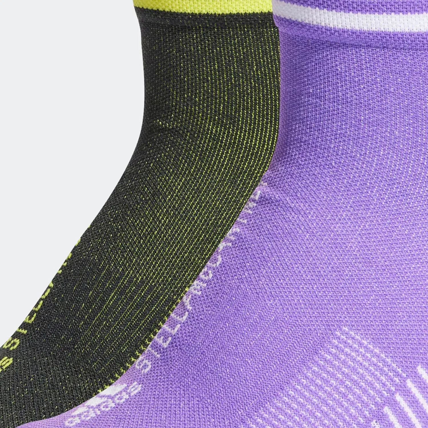 Женские носки с принтом Adidas, Green Purple — фото 3