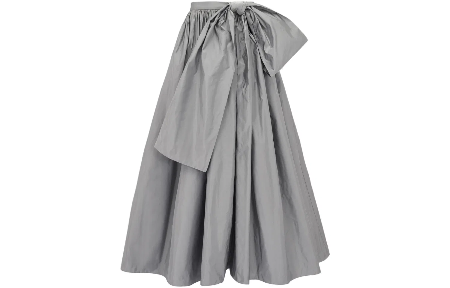 Женская юбка длины миди с принтом Alexander McQueen, Silver