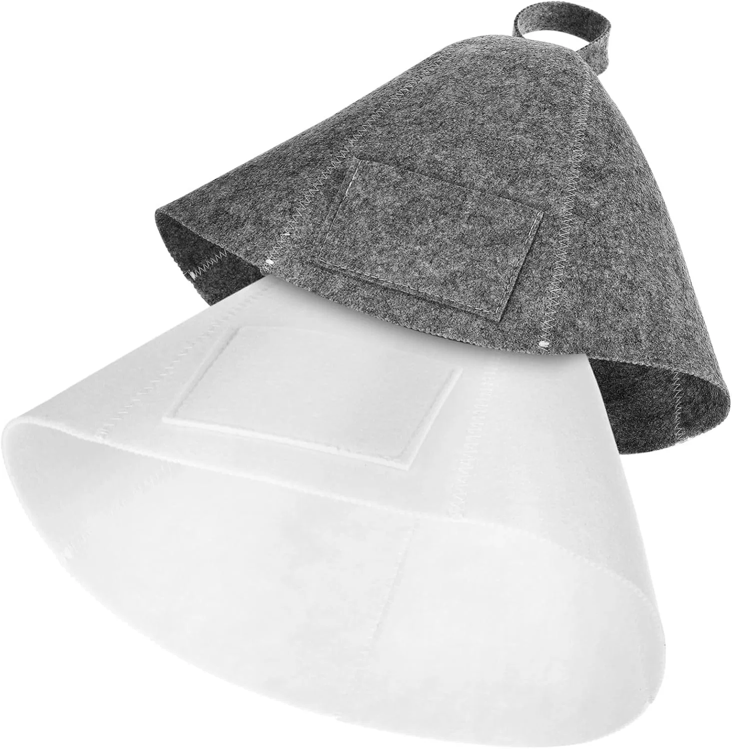 Шапочка для душа из войлока, Healvian, 2 шт, 33x24x0.5 см