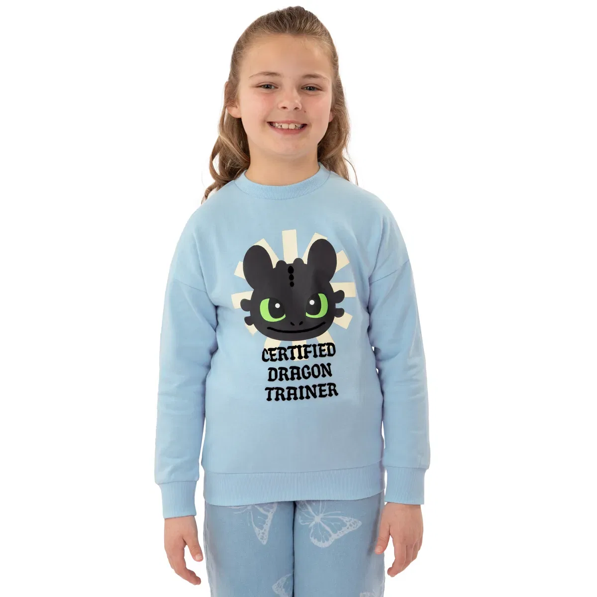 Свитшот с принтом Toothless How To Train Your Dragon, Blue — фото 2