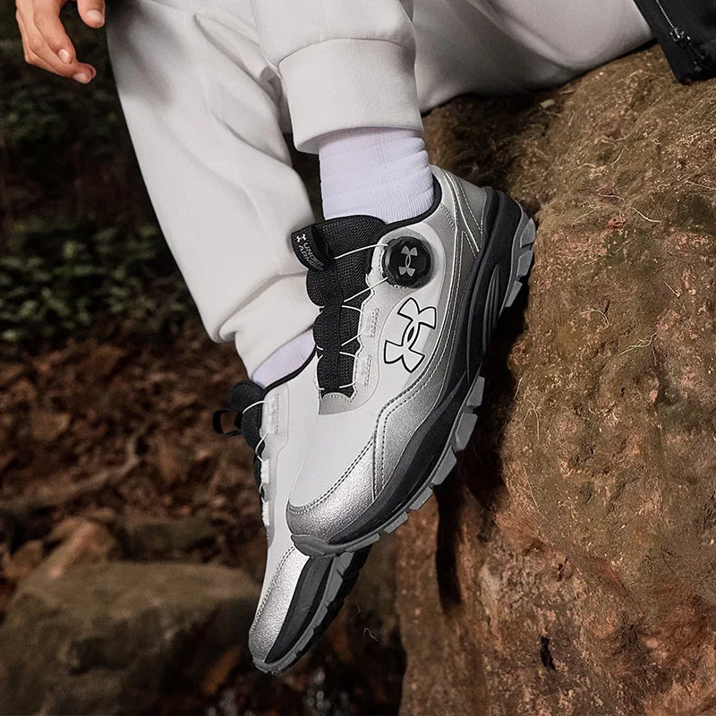 Детские кроссовки для активного отдыха Under Armour, Silver Black — фото 4