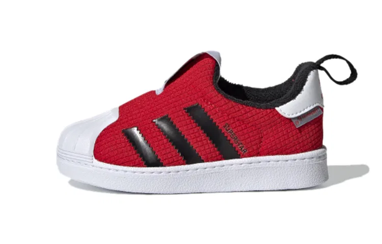 Детские кроссовки с флисовой подкладкой Superstar 360 Red Adidas Originals