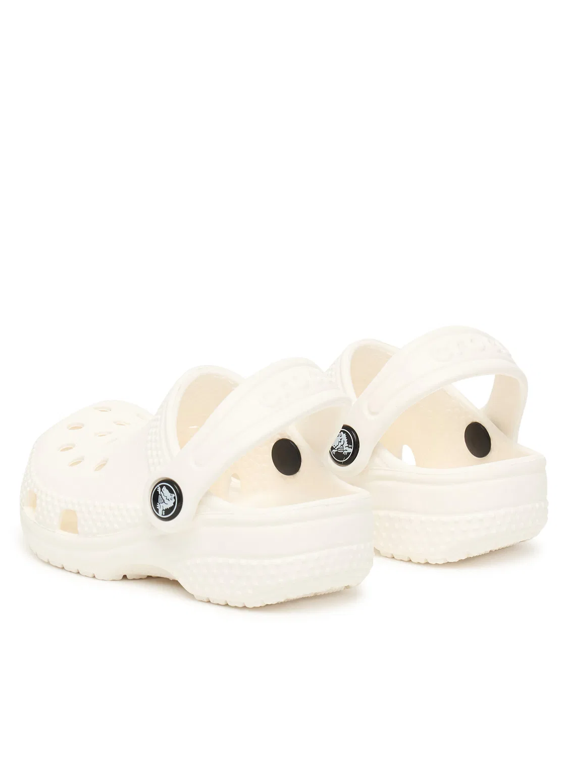Шлепанцы для девочки Infant Littles Clog Crocs, белый — фото 3