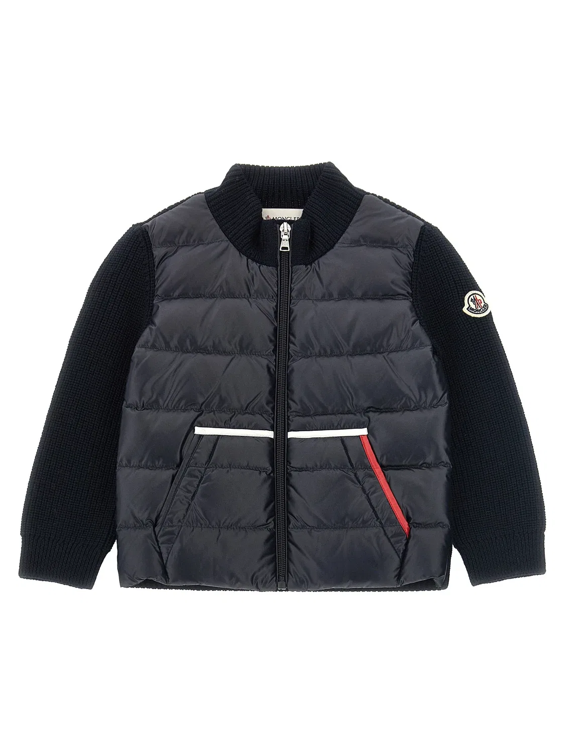 Кардиган с подкладкой Moncler Enfant, синий