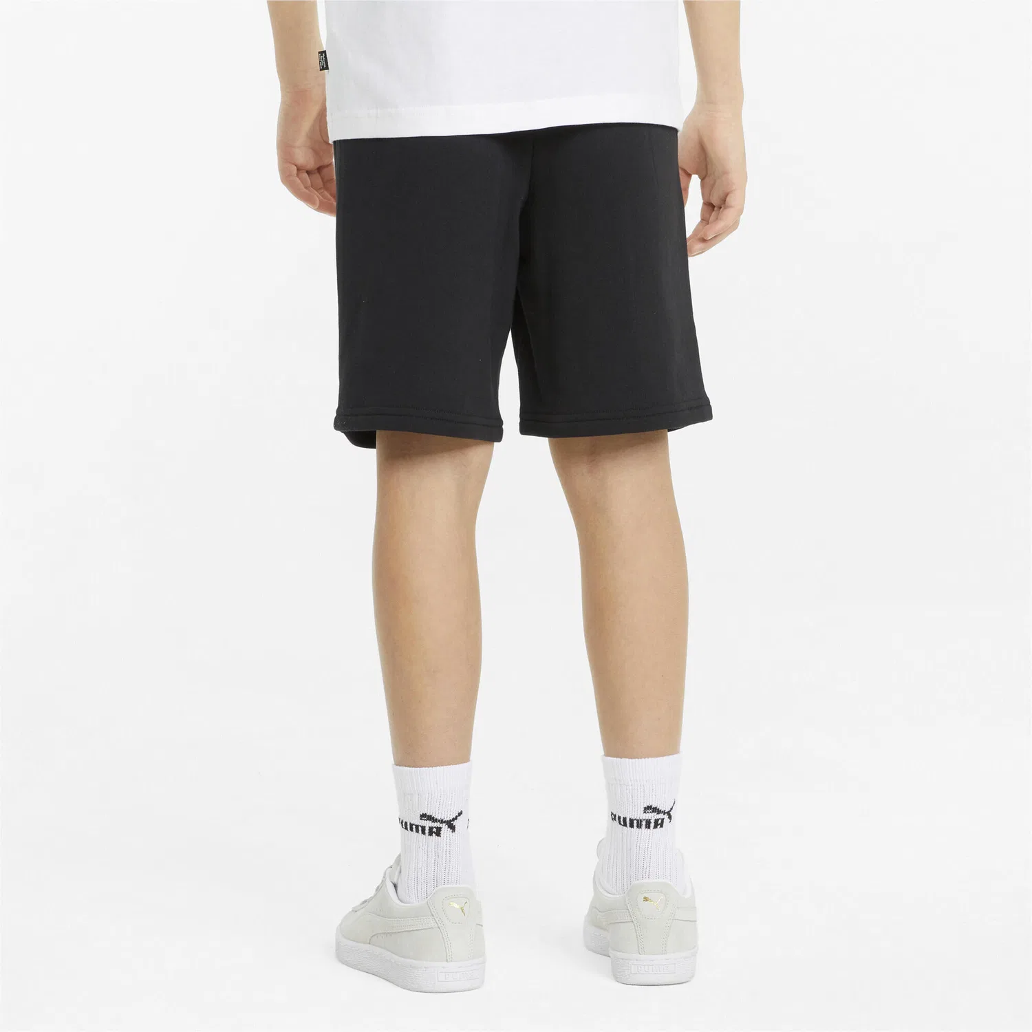 Детские шорты с контрастной отделкой Essentials+ Two-Tone Puma, Черный — фото 3