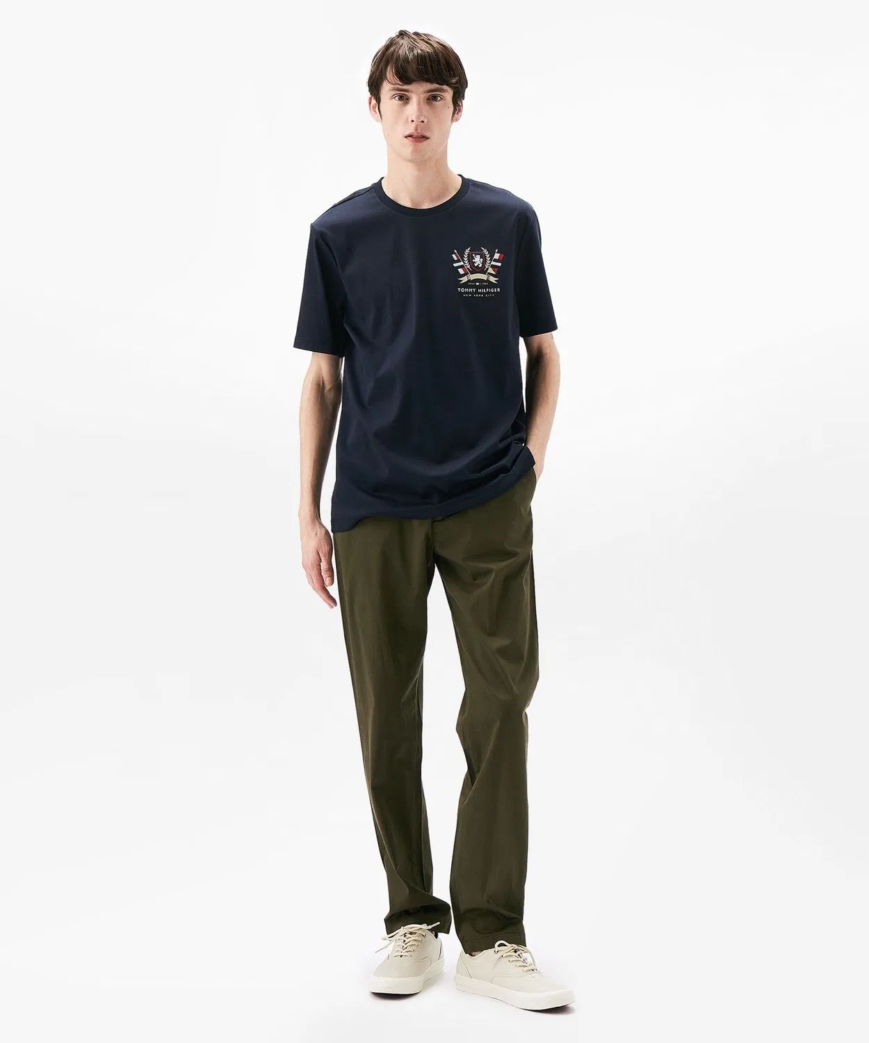 Мужская футболка с принтом Tommy Hilfiger, Green — фото 3