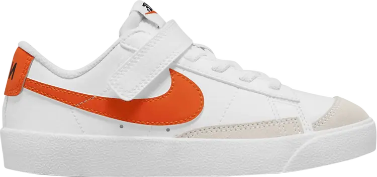 

Кроссовки Nike Blazer Low '77 PS 'White Team Orange', белый