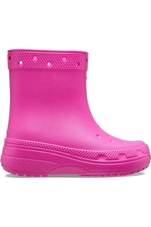 Детские ботинки для девочек с коротким каблуком Crocs, Pink — фото 2