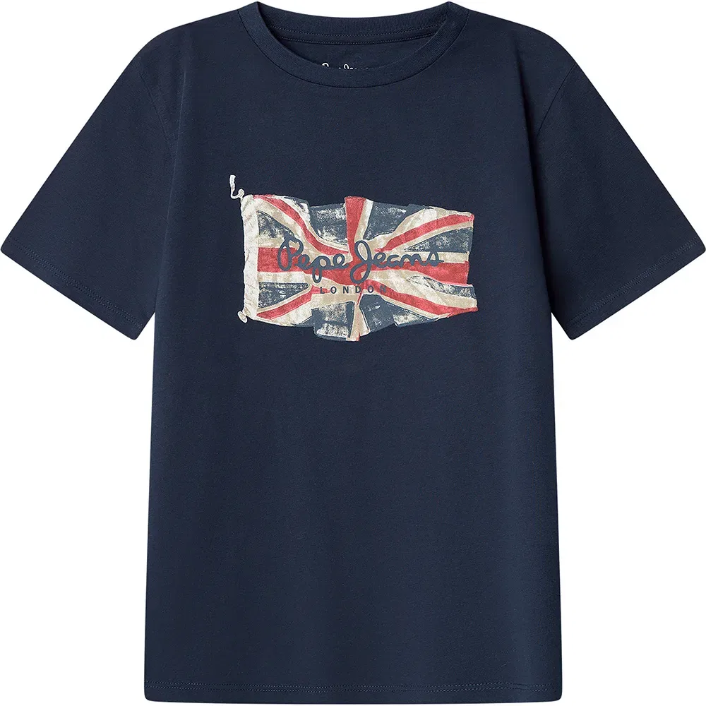 Детская футболка с принтом Union Jack Pepe jeans, Blue