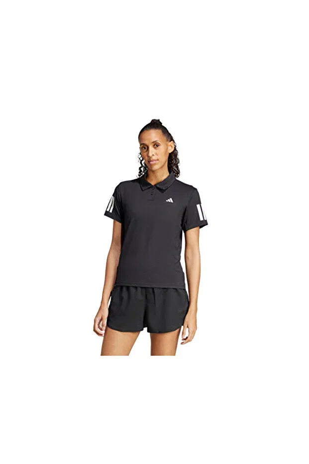 Женское поло с коротким рукавом Club Polo Adidas, Black
