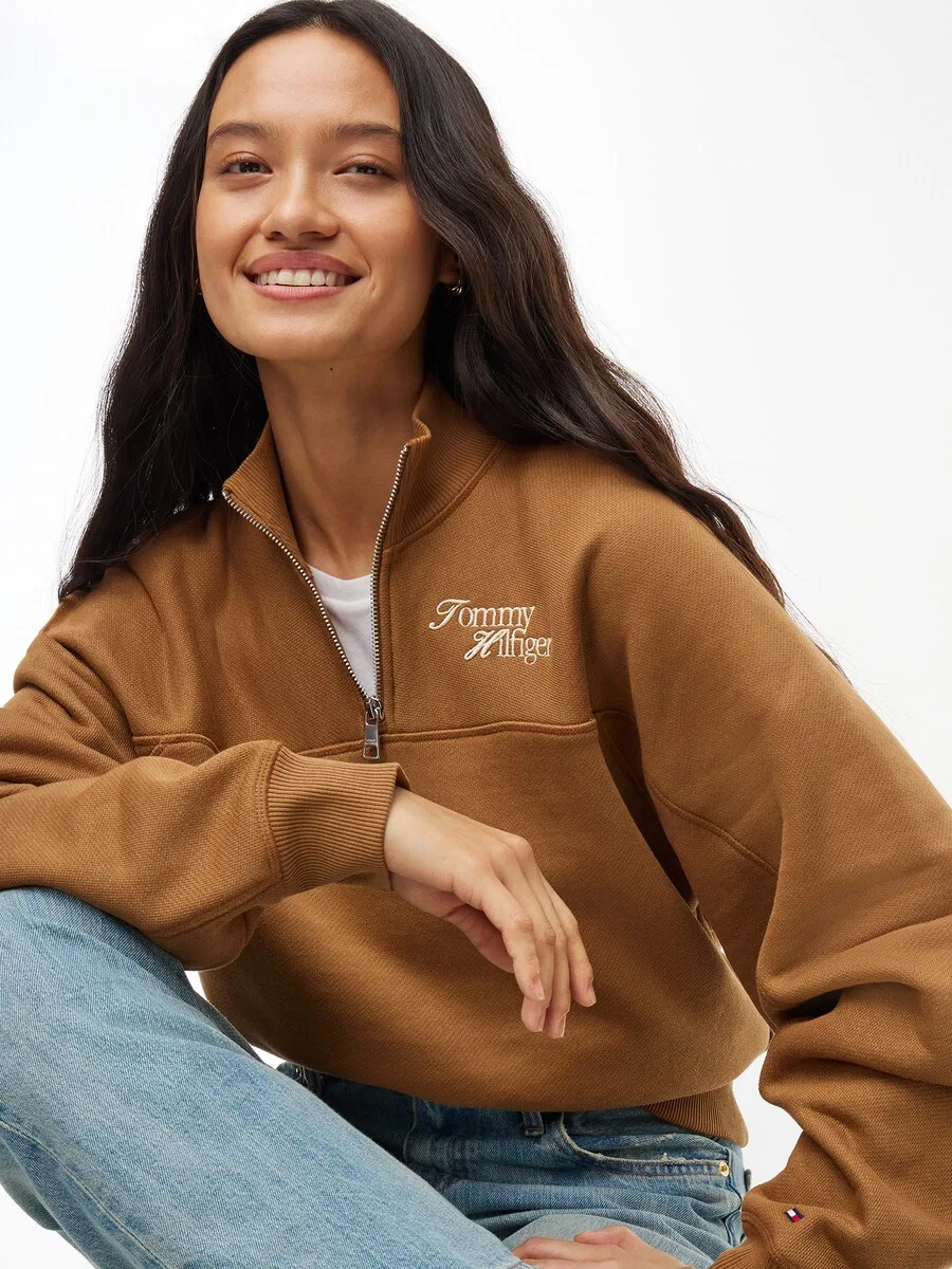 Толстовка TOMMY HILFIGER в цвете Umbra — фото 3