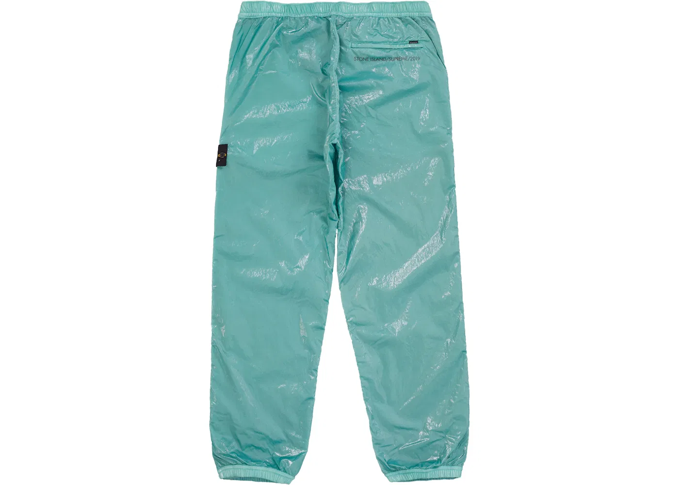 Мужские штаны из шелка Supreme Stone Island New Silk Light Pant, Light Blue — фото 2