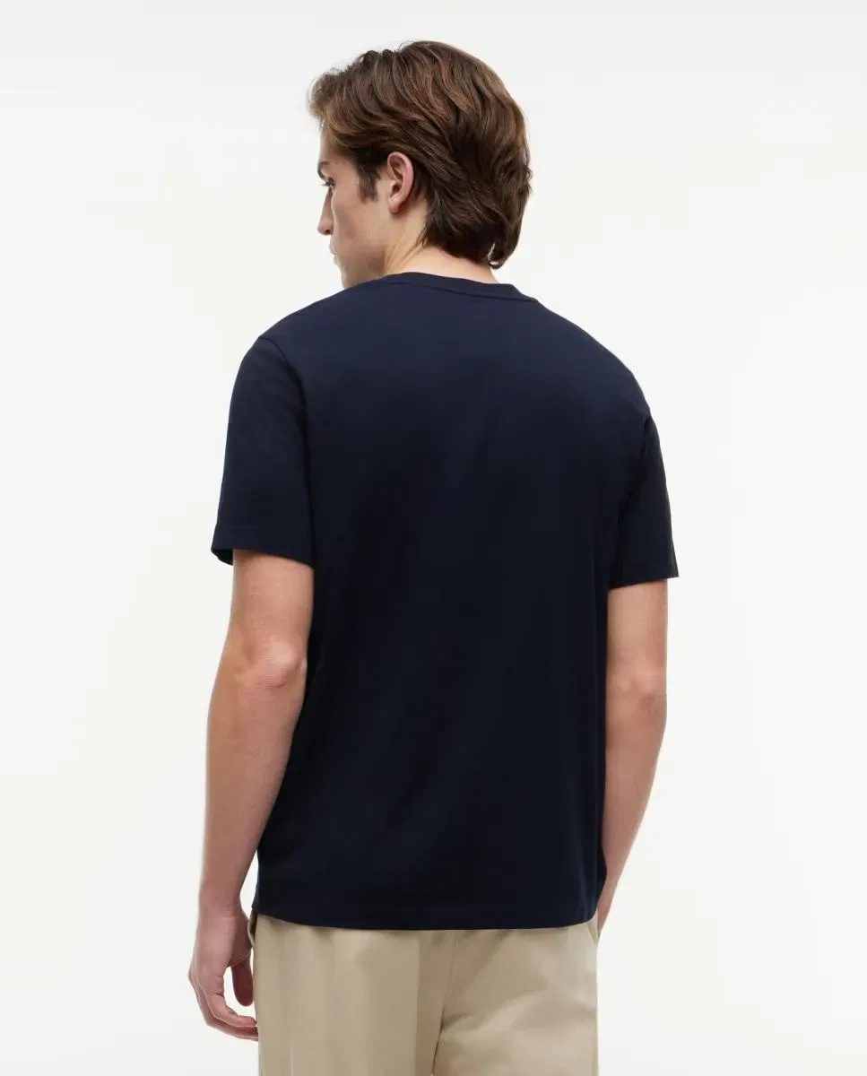 Мужская футболка с коротким рукавом с логотипом Tommy Hilfiger, Azul Marino — фото 2