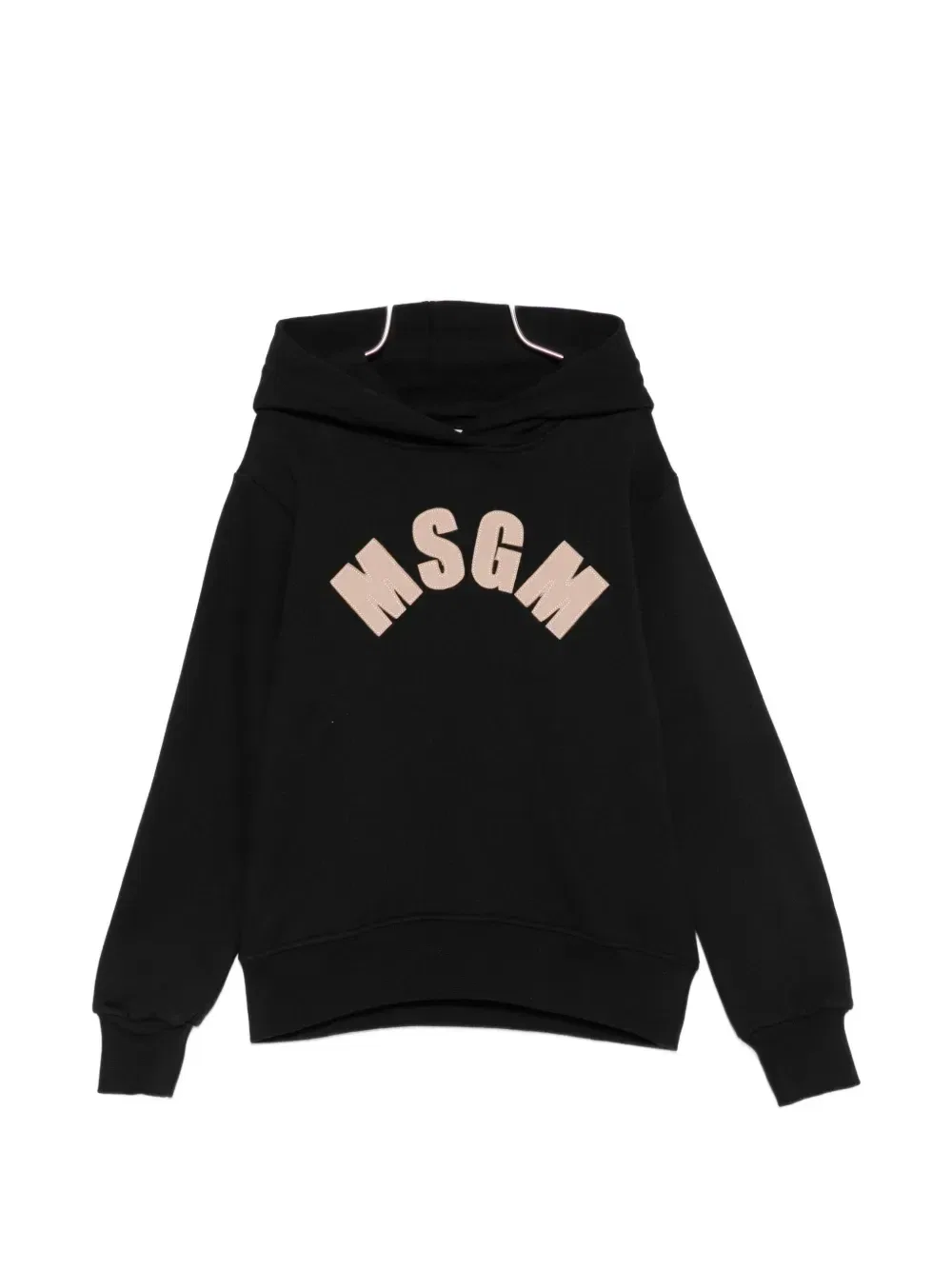 Толстовка с логотипом-нашивкой Msgm Kids, черный