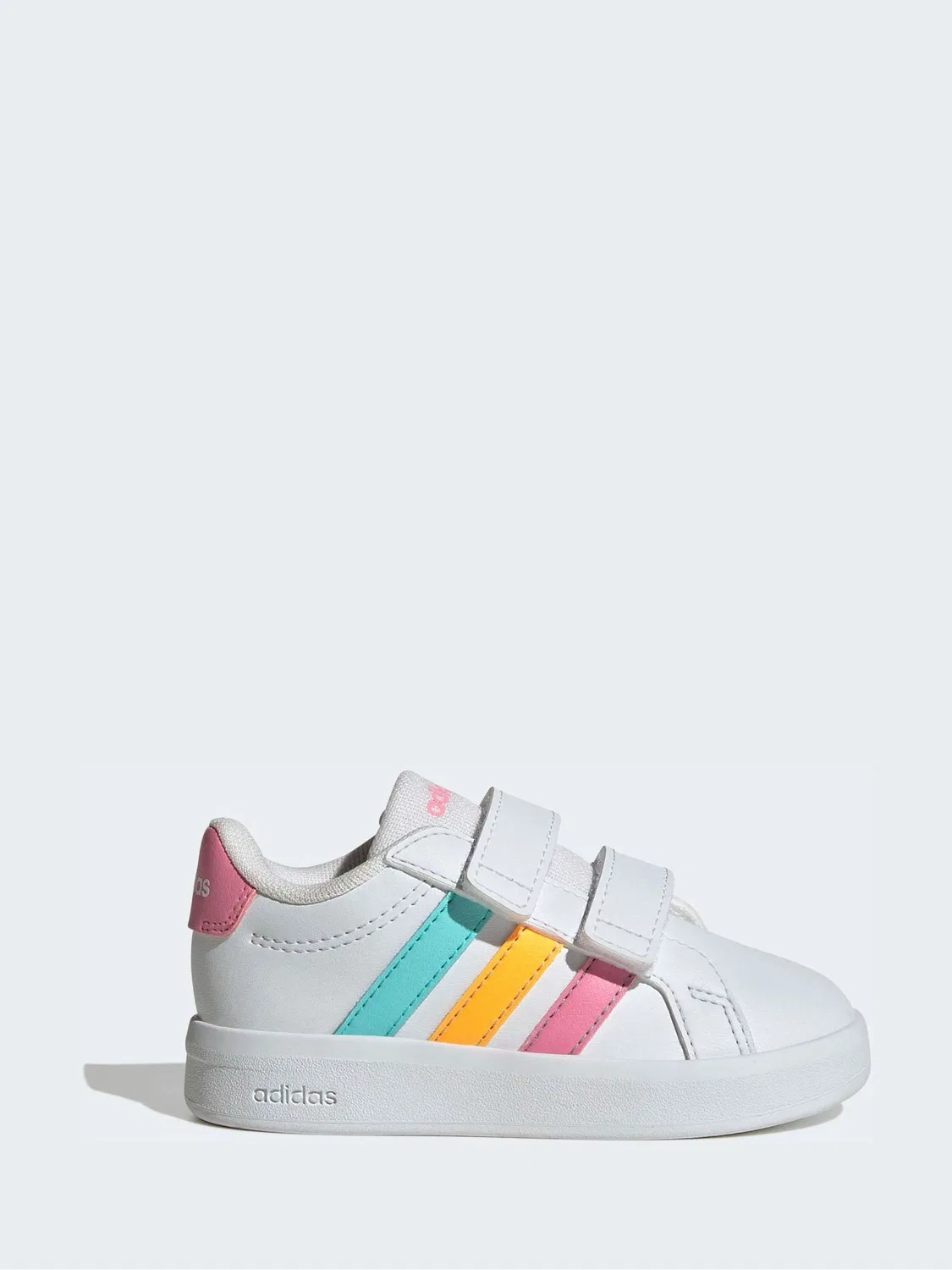 Кроссовки теннисные Grand Court 3.0 adidas, белый/мульти