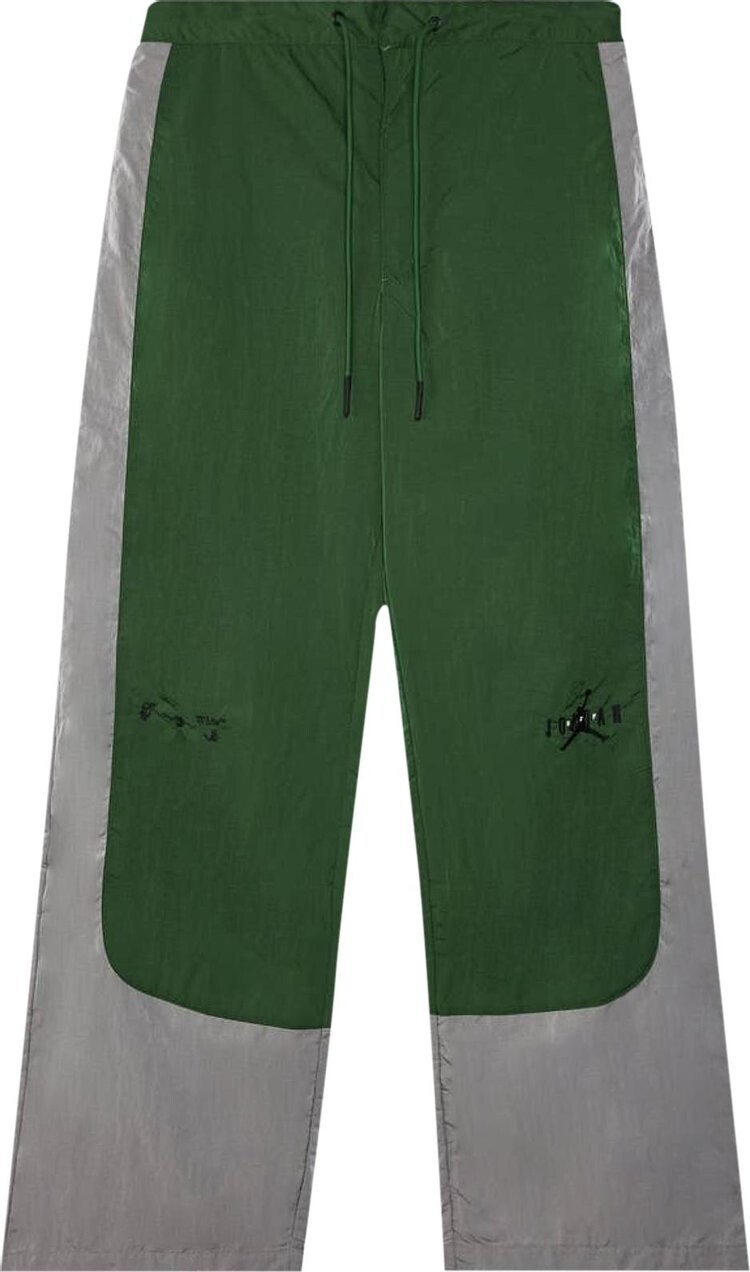 

Брюки Air Jordan x Off-White MJ Track Pants 'Forest Green/Phantom/Black', зеленый