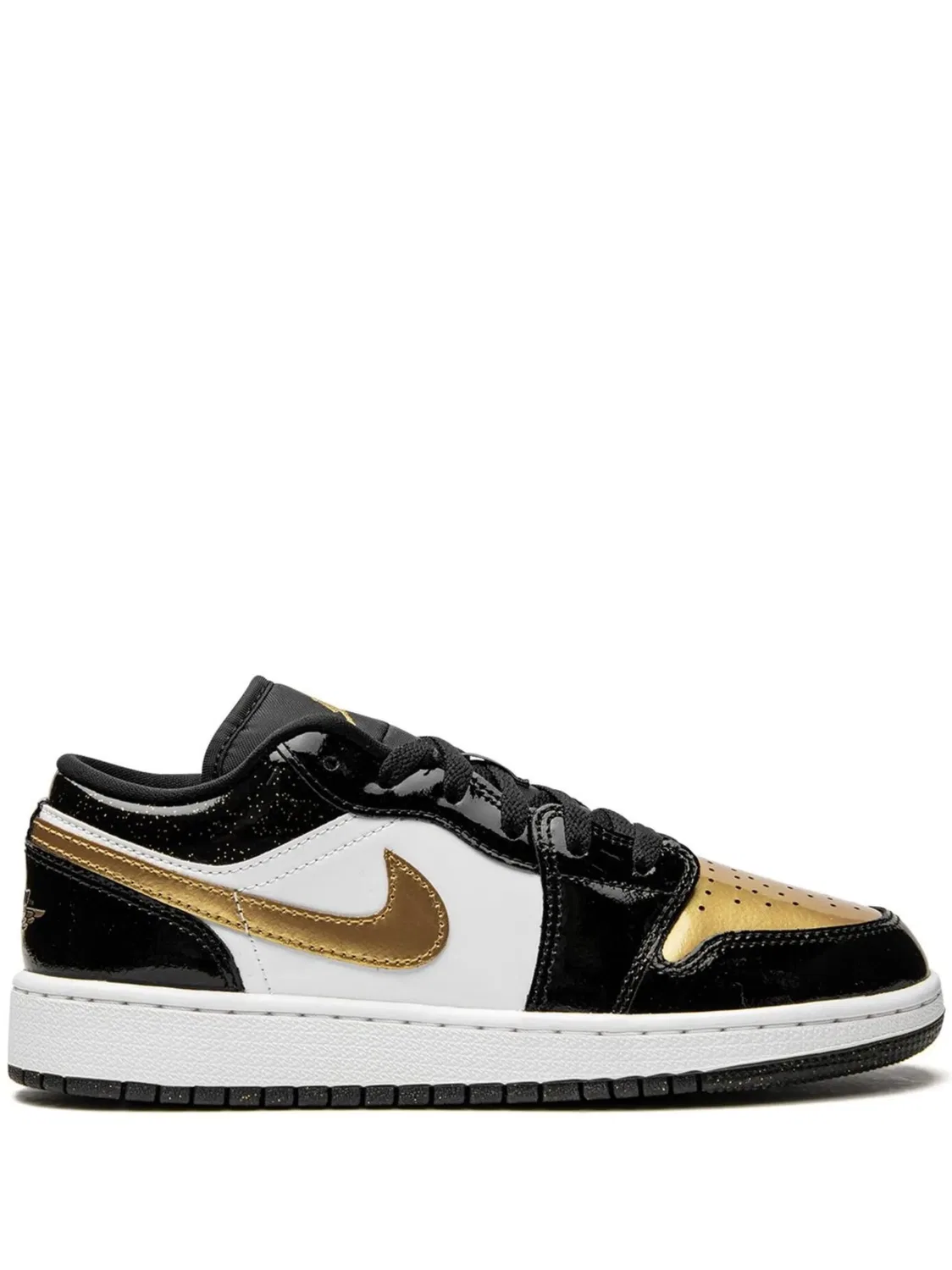 Кроссовки Air Jordan 1 Low SE "Gold Toe", черный