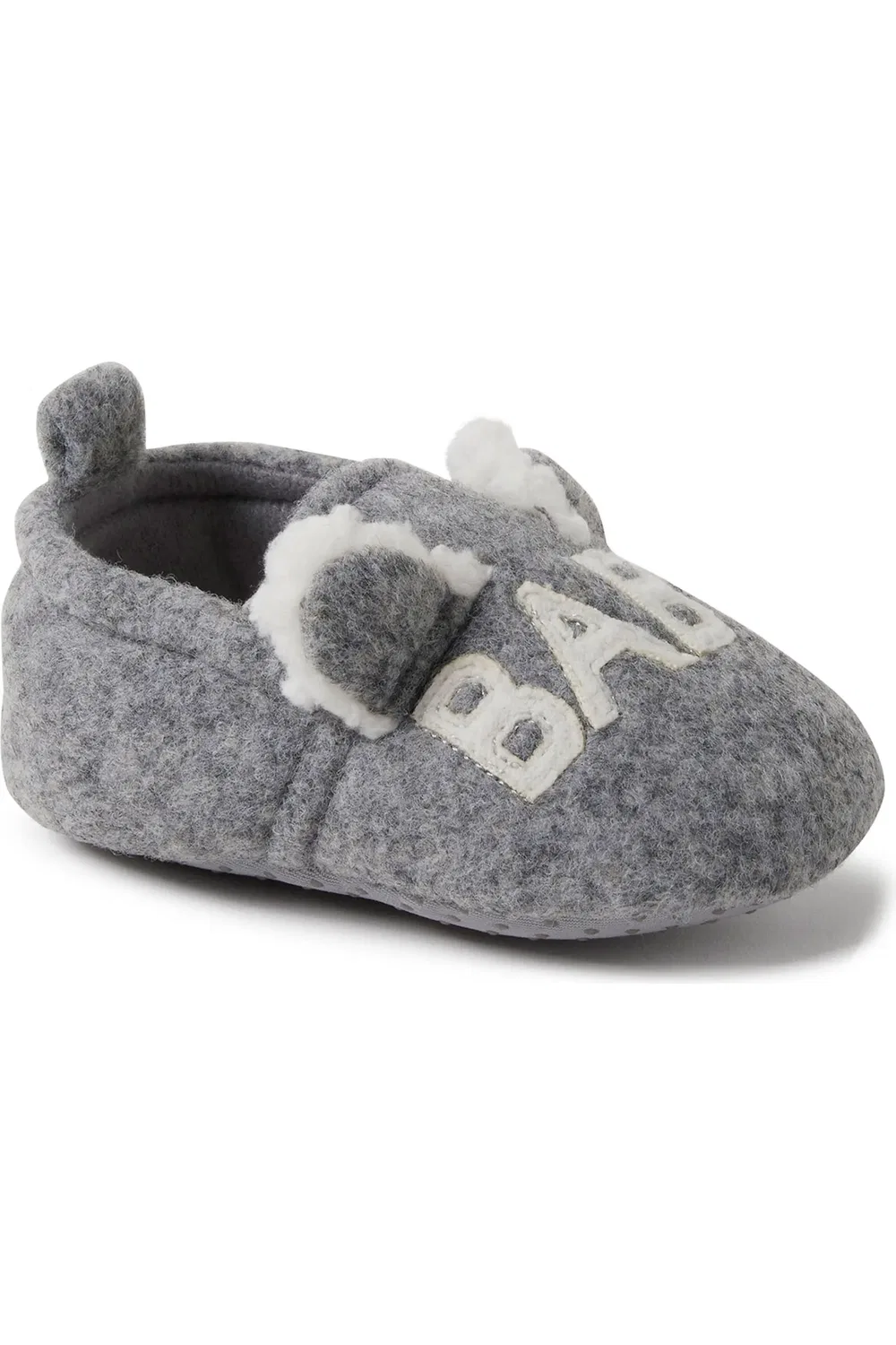 Детские тапочки медвежонок Casey Baby Bear Dearfoams, Light Heather Grey