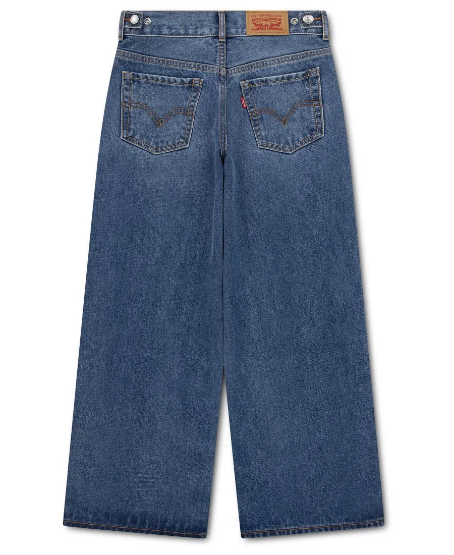 Джинсы с завышенной талией и утяжкой для девочек Levi's, Evie — фото 2