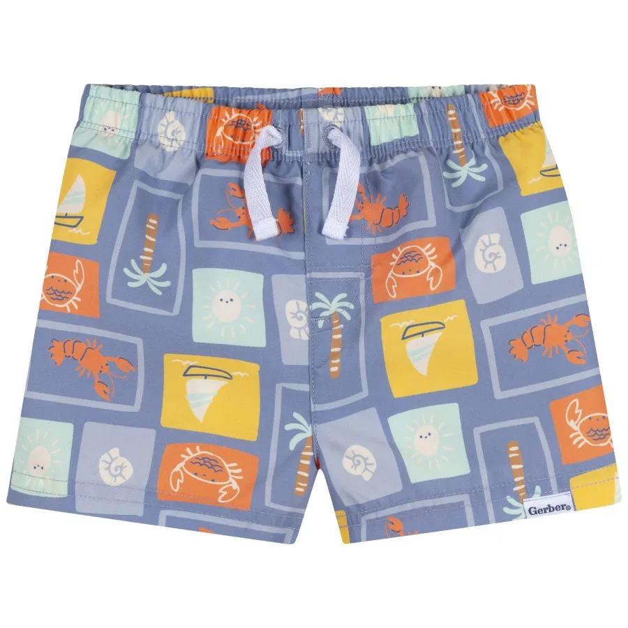 Комплект из рашгарда и плавок с длинным рукавом USA Gerber, Green Stamps — фото 3